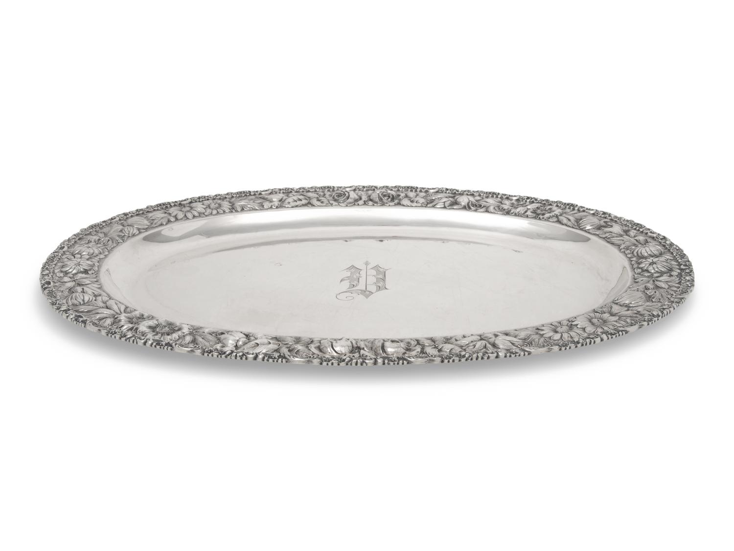 An American Silver Serving Dish