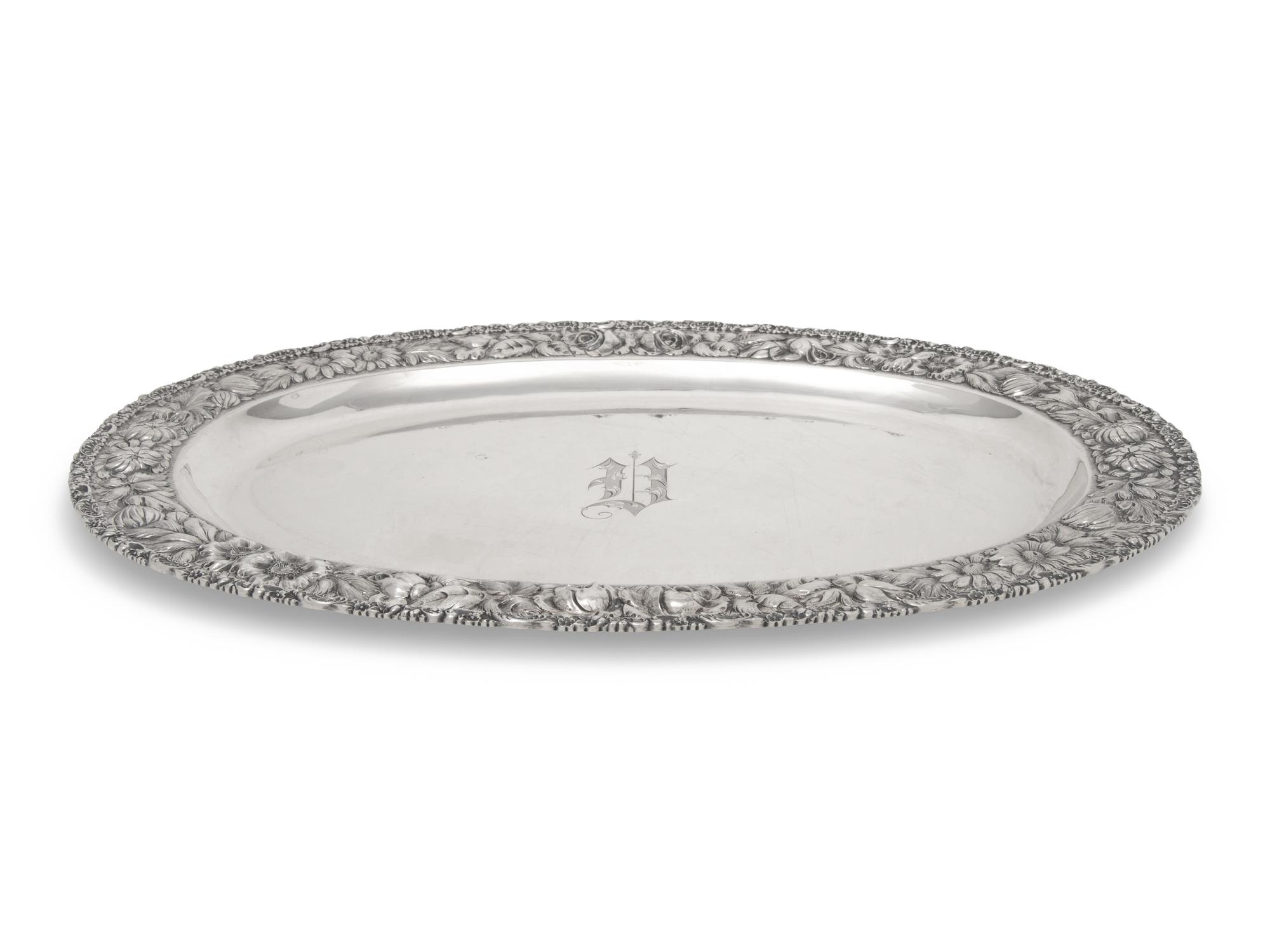 An American Silver Serving Dish