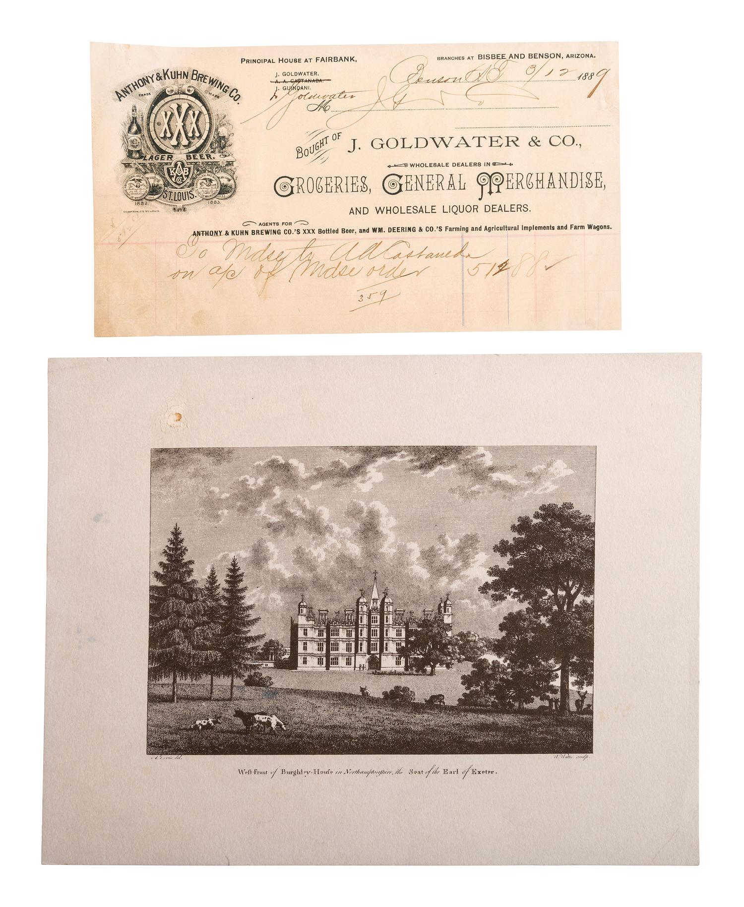 [POLITICS] Including prints of Presidents' homes, campaign buttons and bumpers stickers for Reagan, quotes from Thomas Jefferson, and more.