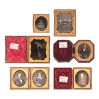 A Group of Daguerreotypes and Ambrotypes of the Childs and Punnett Families of Medina, Gaines and Skaneateles, New York