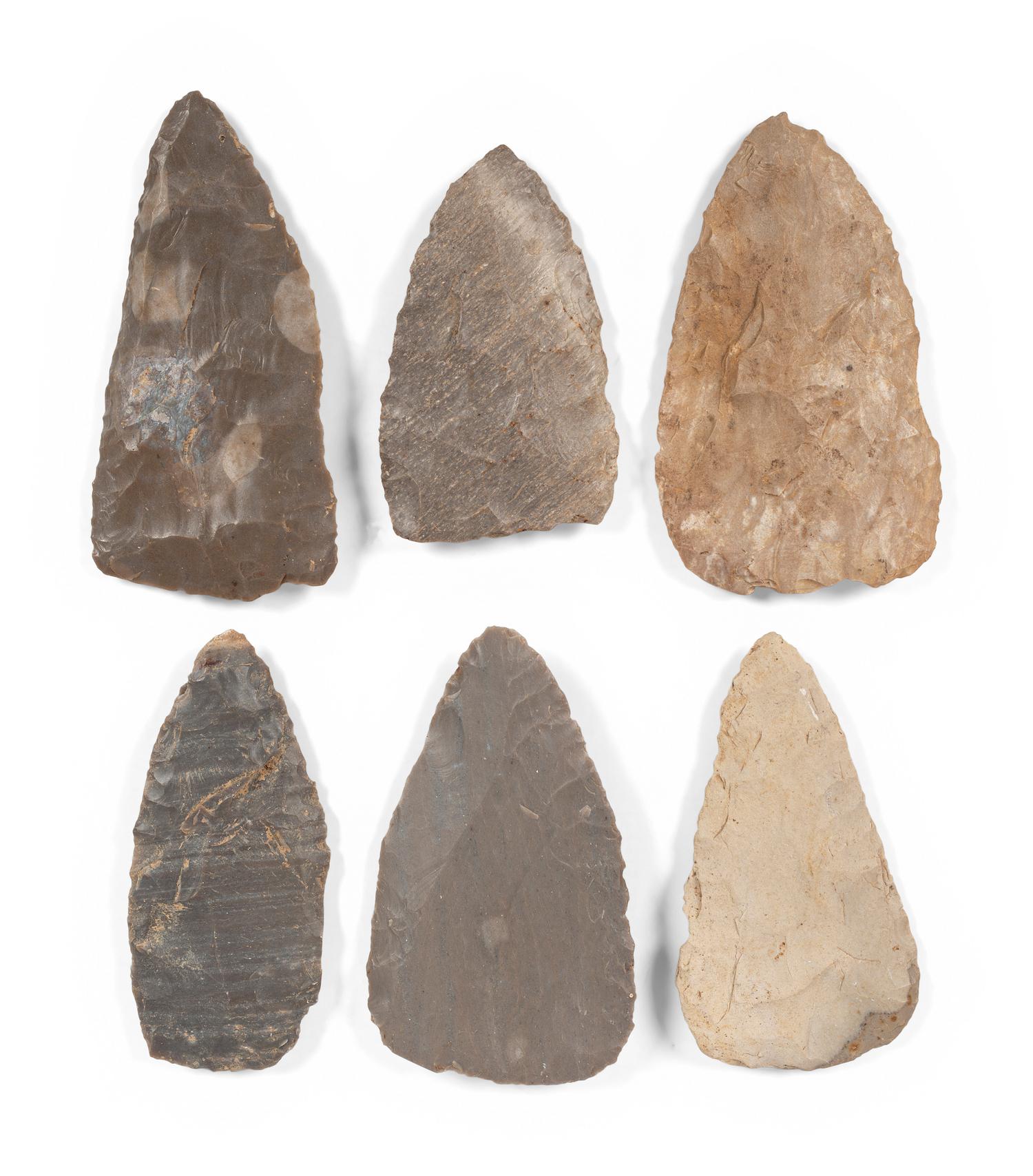 A Group of Smaller Adena Leaf-shaped Blades