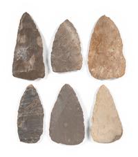 A Group of Smaller Adena Leaf-shaped Blades
