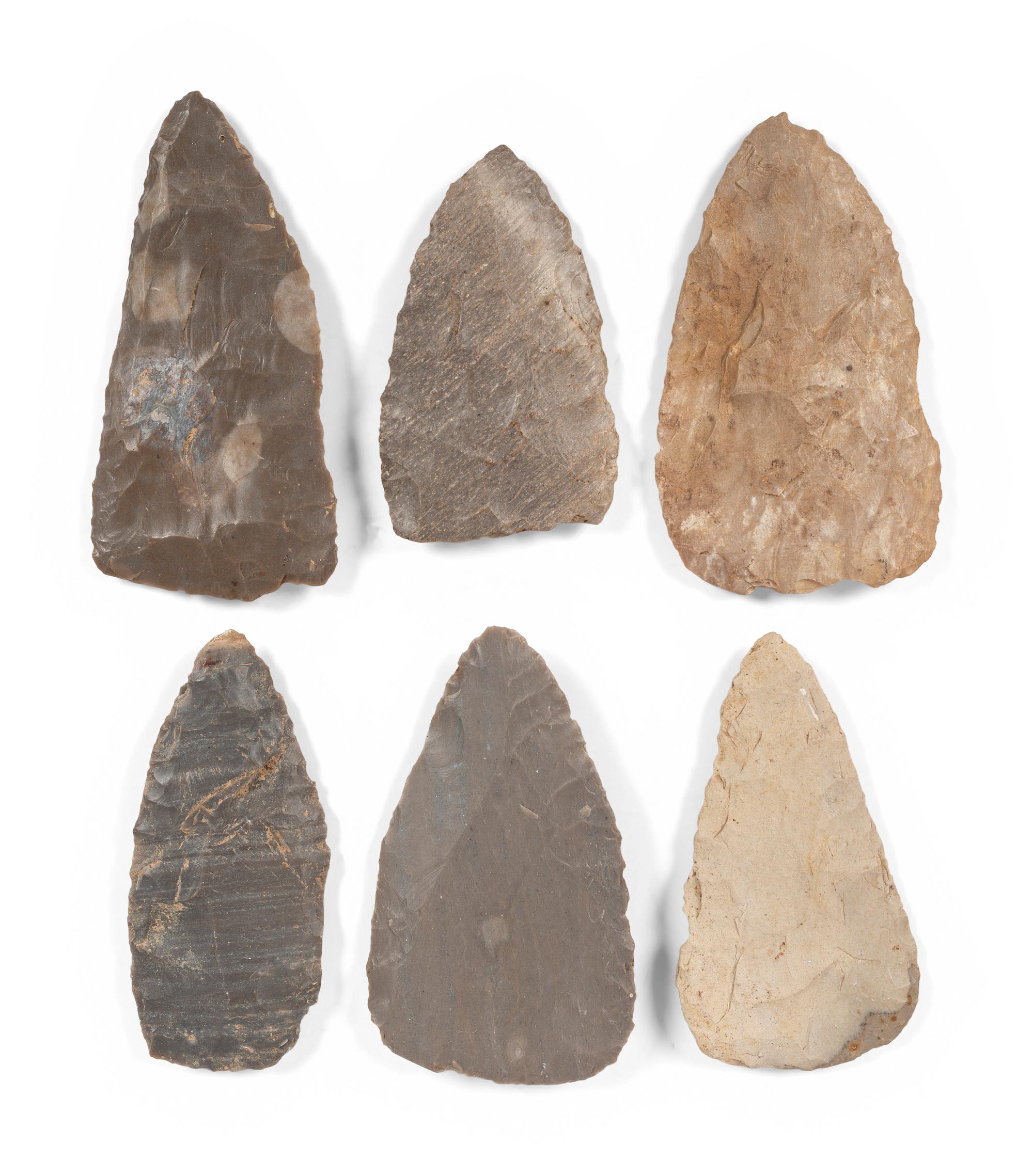 A Group of Smaller Adena Leaf-shaped Blades