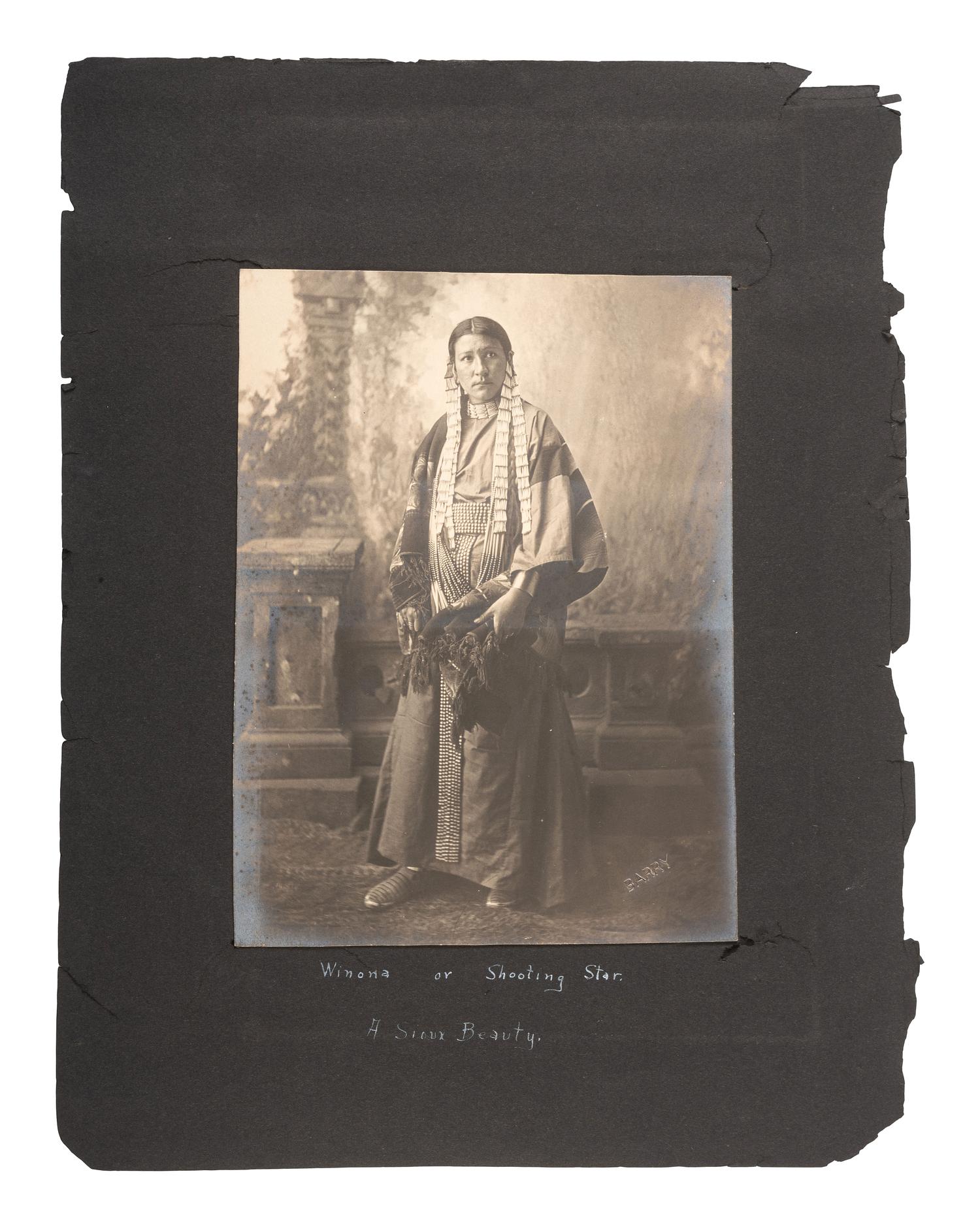 [NATIVE AMERICANS]. BARRY, David F. (1854-1934), photographer. A collection of 51 photographs of Native American subjects, George Armstrong Custer, and personalities and places associated with the Battle of Little Bighorn.
