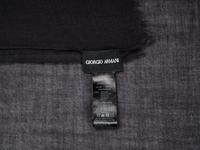 Two Cashmere Scarves: One Giorgio Armani, One Hermès