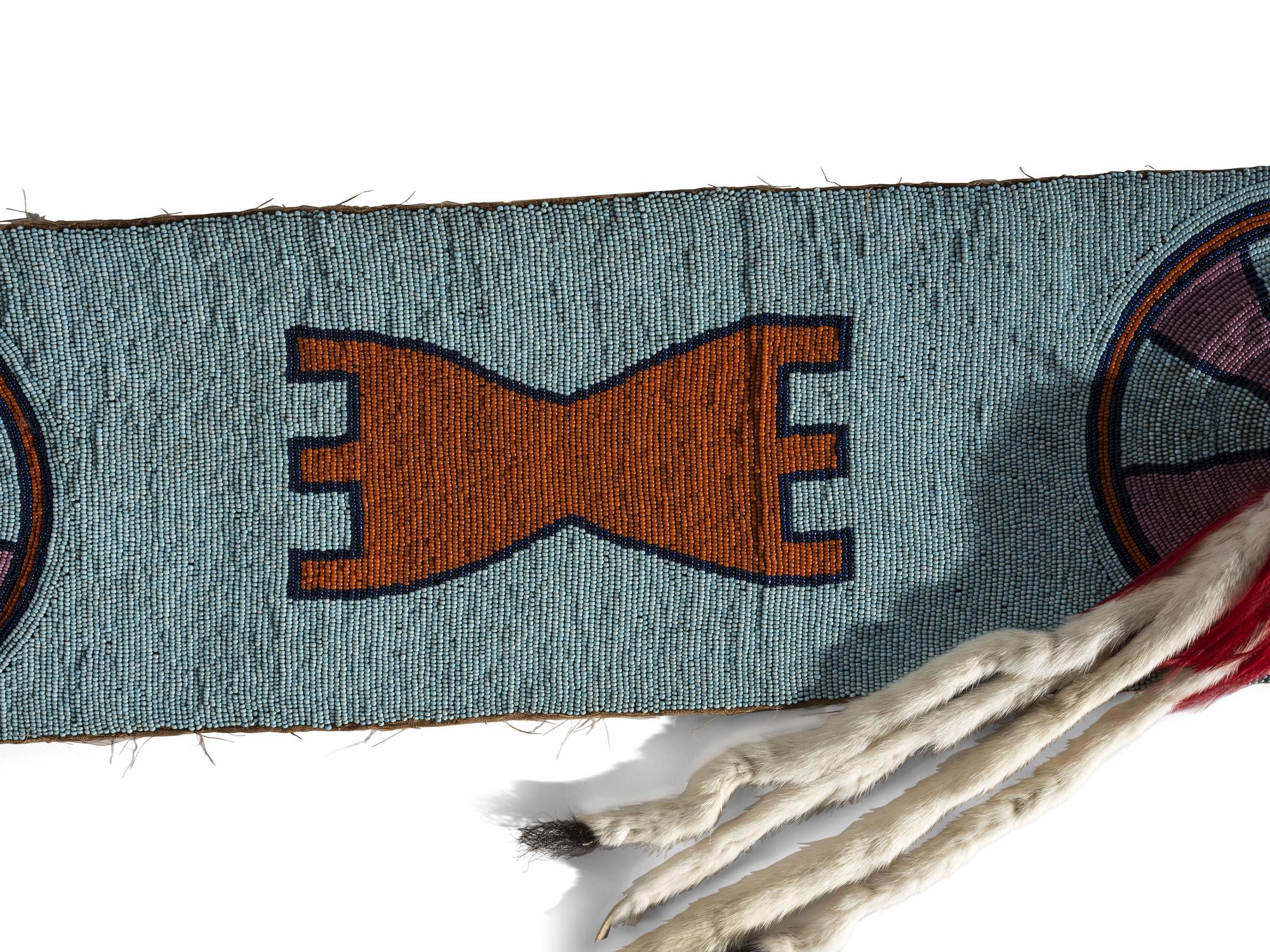 Blackfeet Beaded Blanket Strip