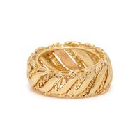 YELLOW GOLD FANCY BAND RING