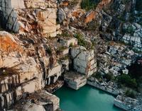Edward Burtynsky (born 1955) Rock of Ages #59, Abandoned Section, Adam-Pirie Quarry, Barre VT, 1991