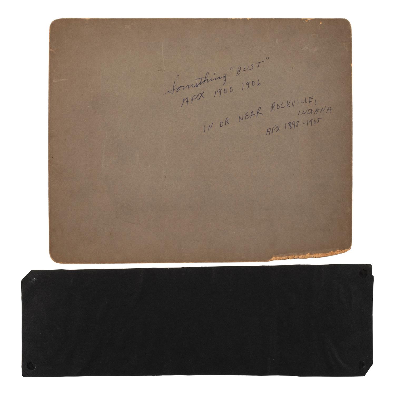 [EARLY PHOTOGRAPHY] --[AUTOMOBILES]. A group of photographs of early automobiles, mechanics and auto shops, including racing action shots, comprising: