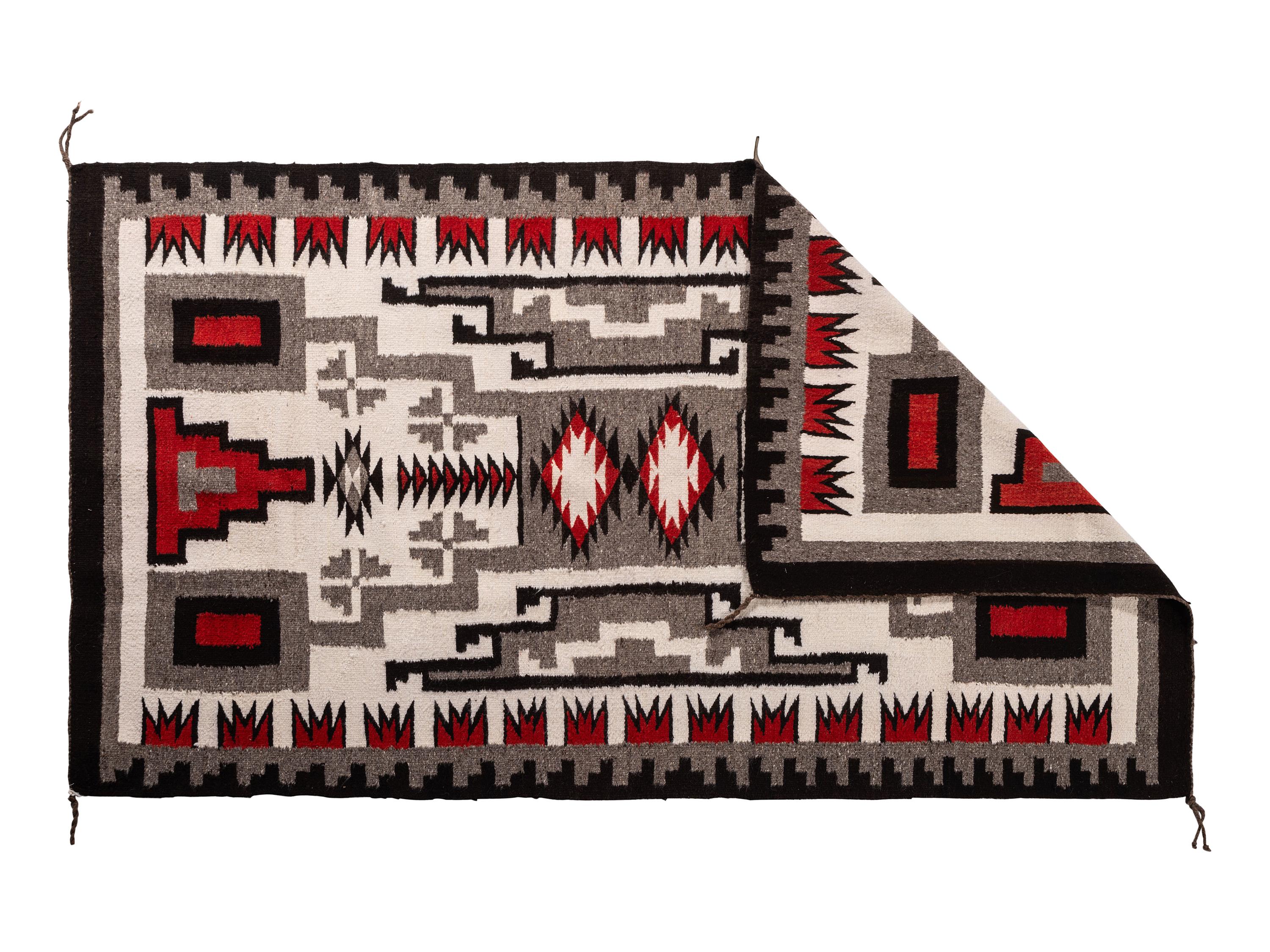 Navajo Storm Pattern Weaving / Rug