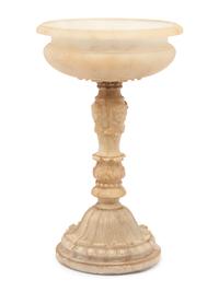 An Italian Alabaster Table Lamp