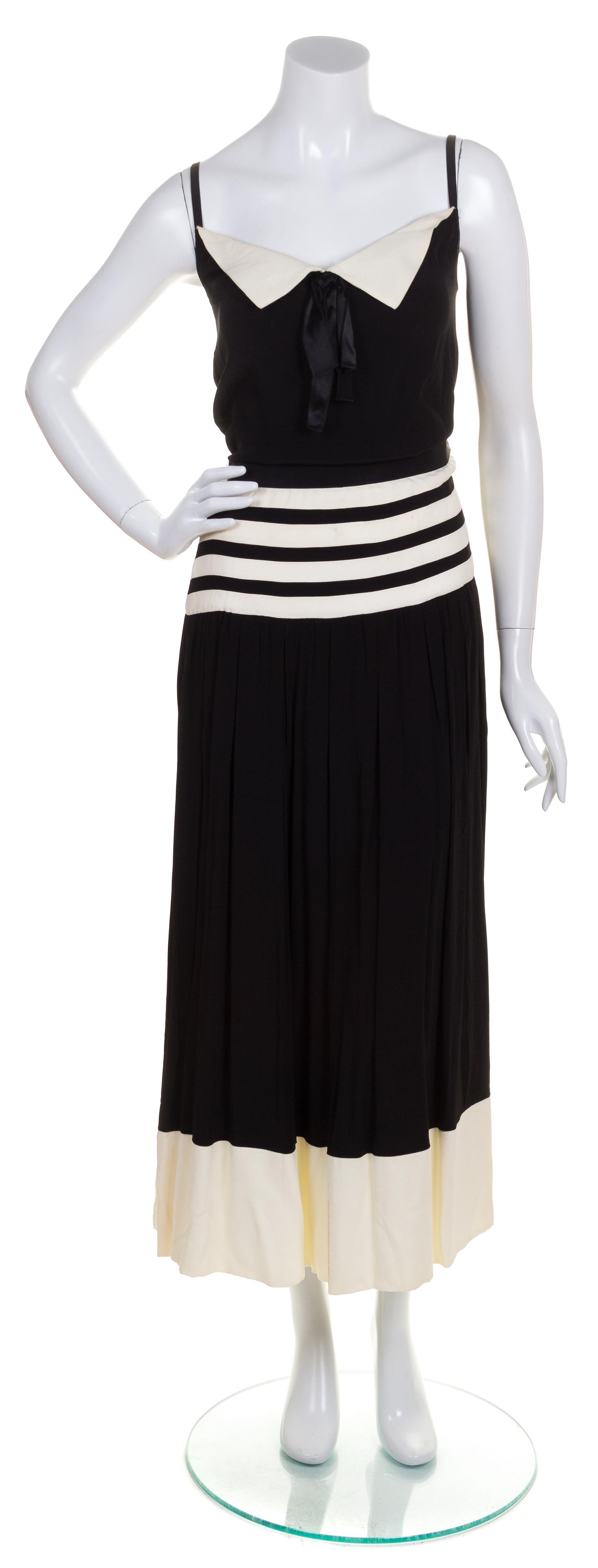 A Chloe Black and White Skirt Ensemble,