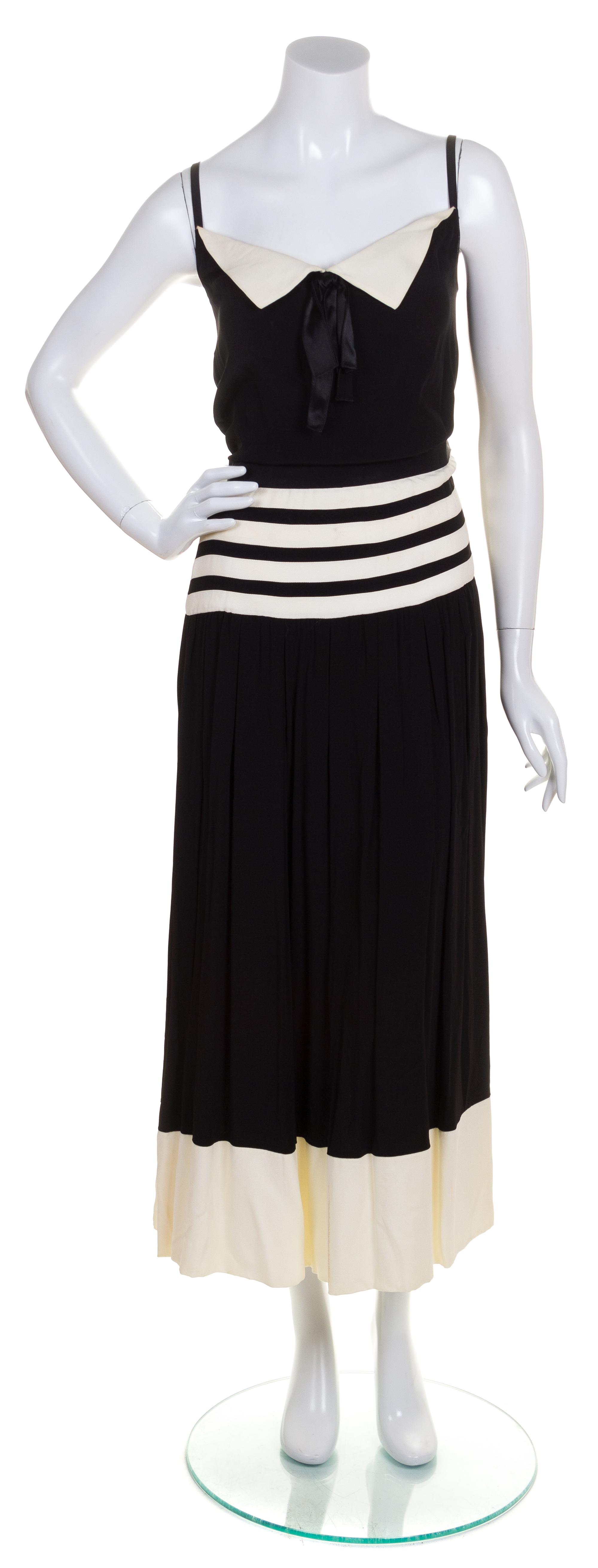 A Chloe Black and White Skirt Ensemble,