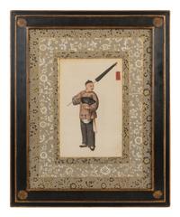Six Chinese Pith/Rice Paper Paintings — 19TH CENTURY