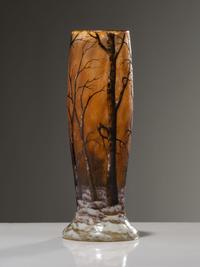 Winter Scene Vase
