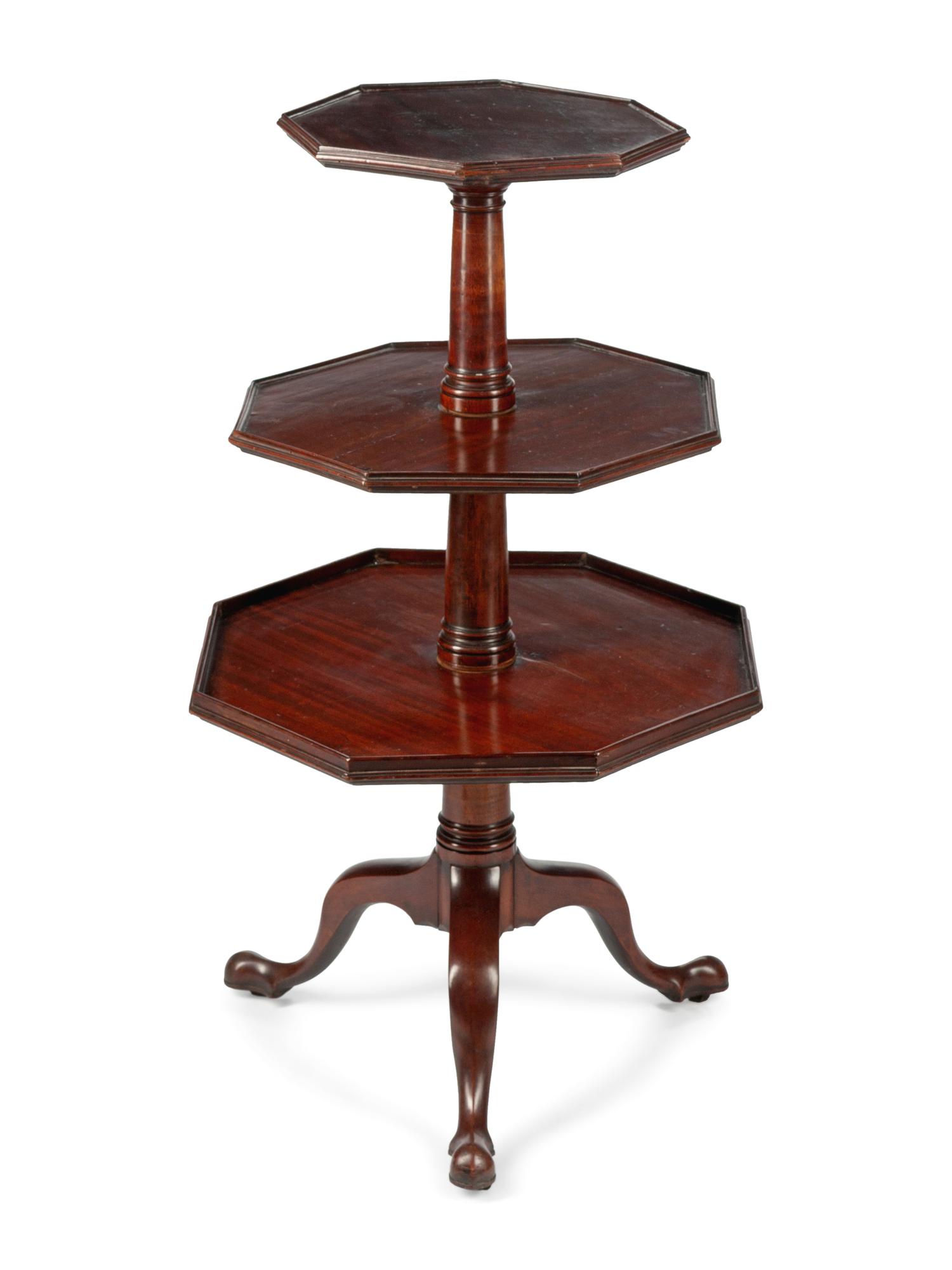 A George III Mahogany Dumbwaiter