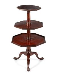 A George III Mahogany Dumbwaiter