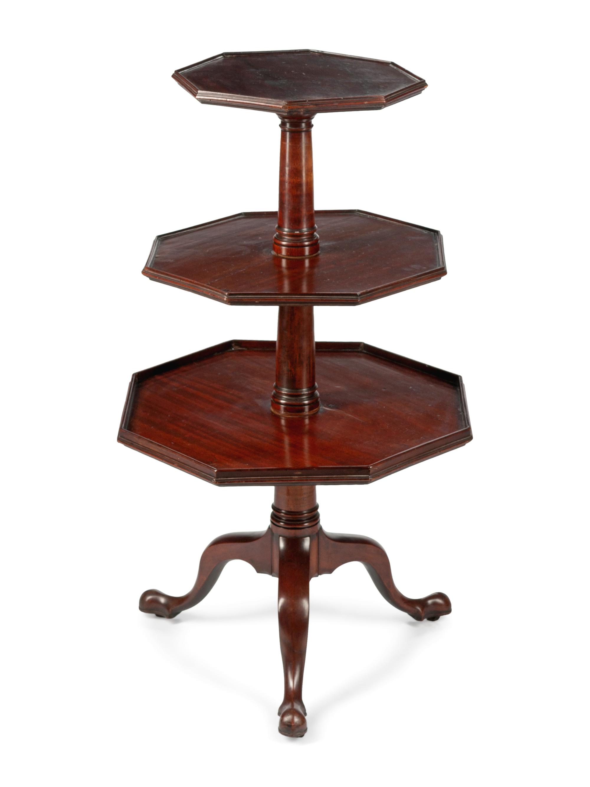 A George III Mahogany Dumbwaiter