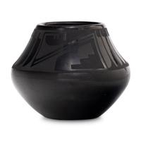 Blackware Pottery Jar