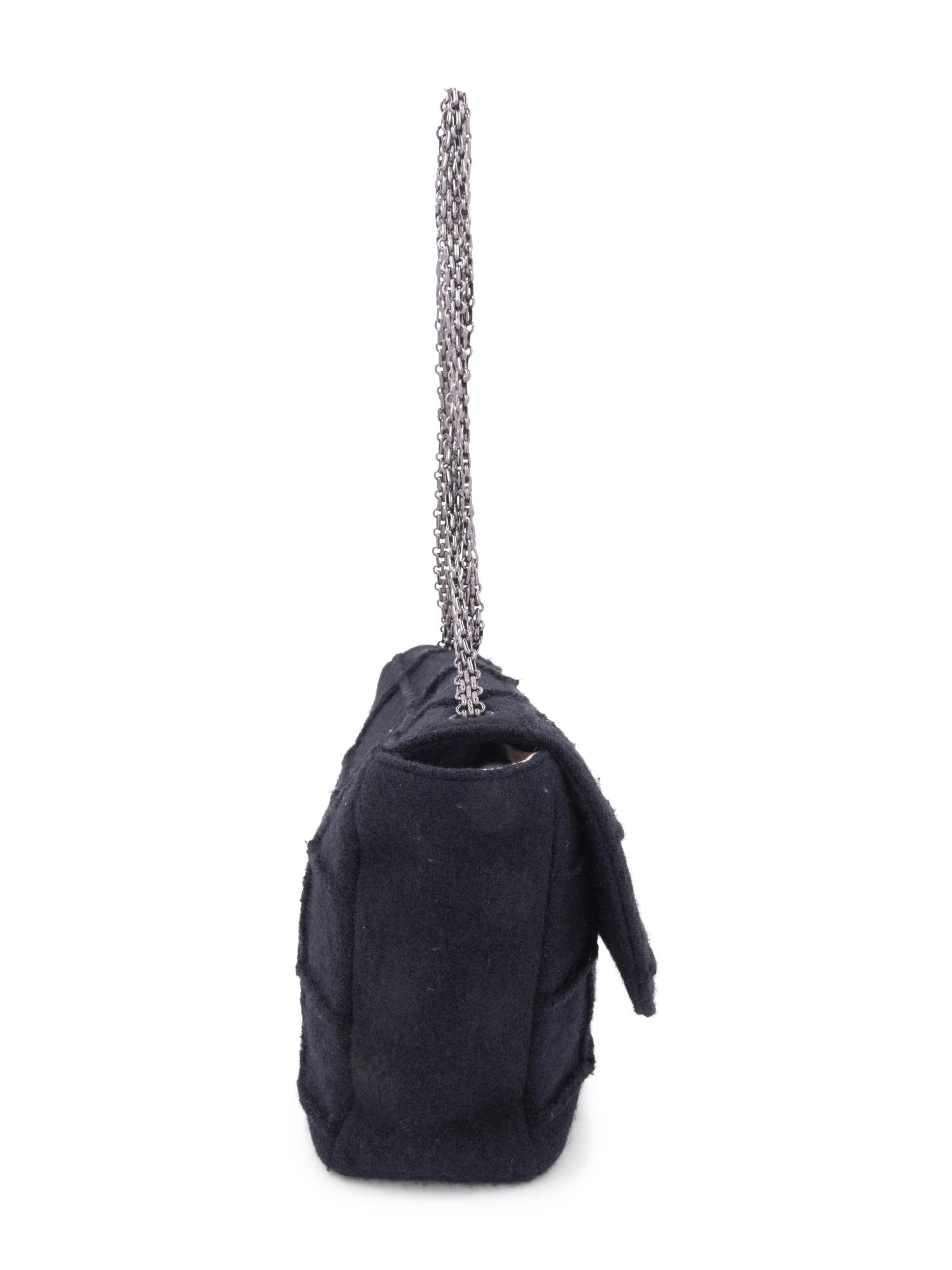 Chanel Wool Patch Bag, 1990s
