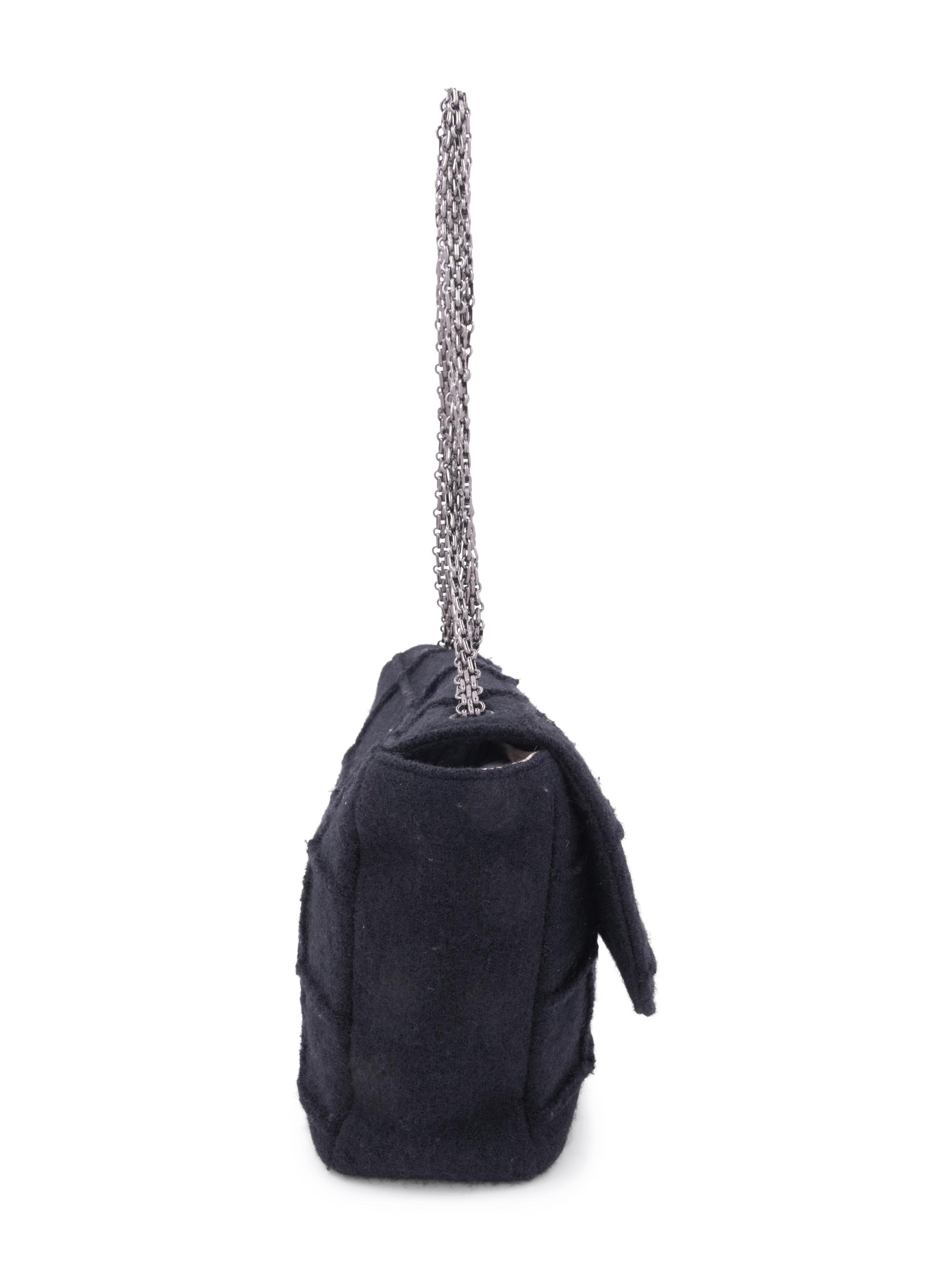 Chanel Wool Patch Bag, 1990s