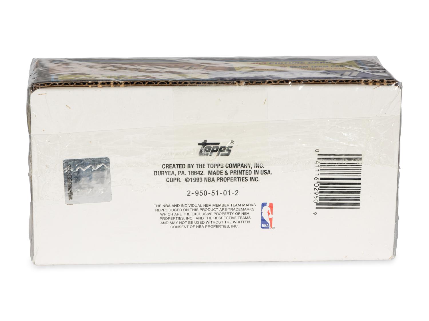 A 1992-93 Topps Gold Basketball Complete Factory Set (Shaquille O'Neal Rookie)