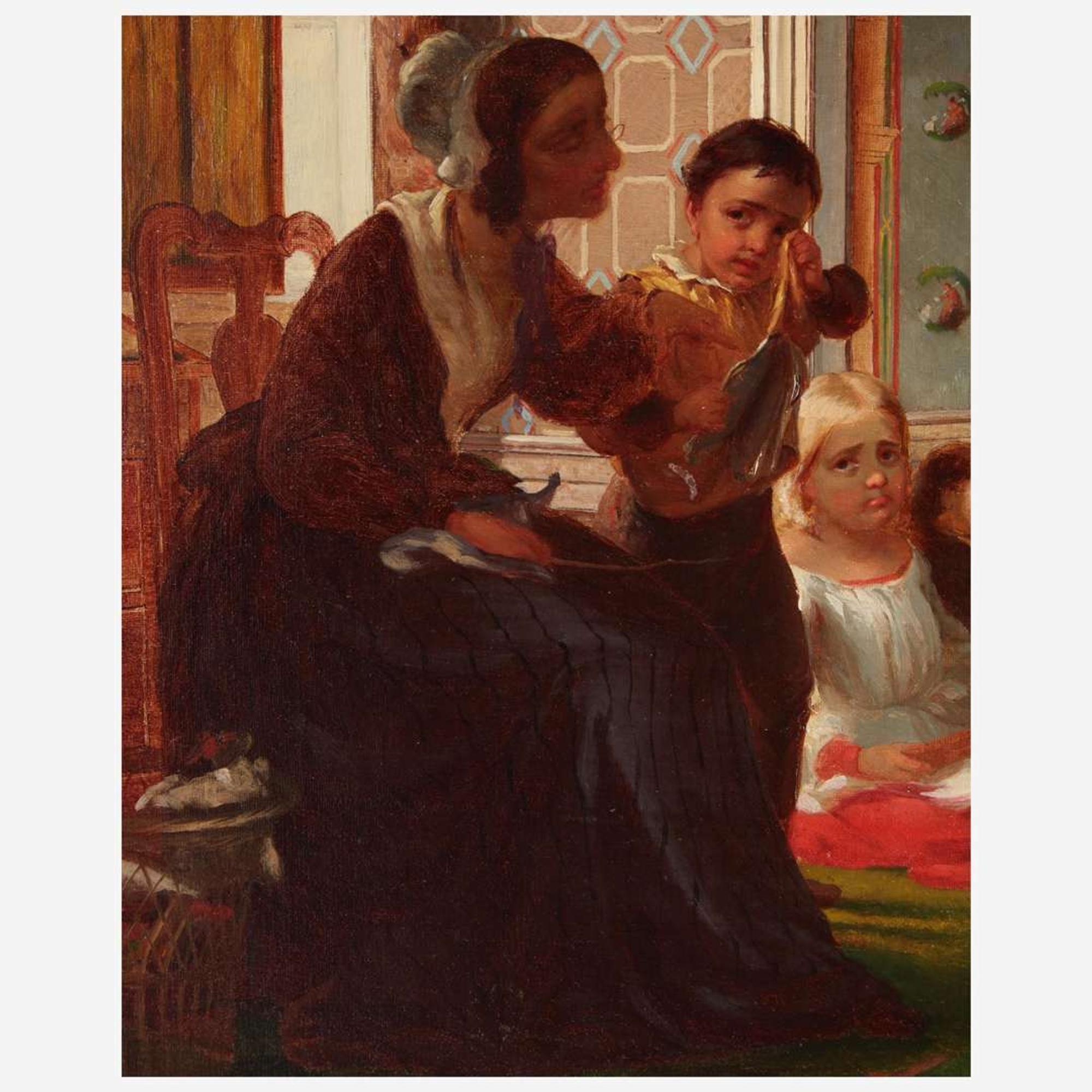William Tolman Carlton (American, 1816–1888) In Disgrace (The Classroom)