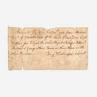 [American Revolution] Tallmadge, Benjamin Autograph Document, signed