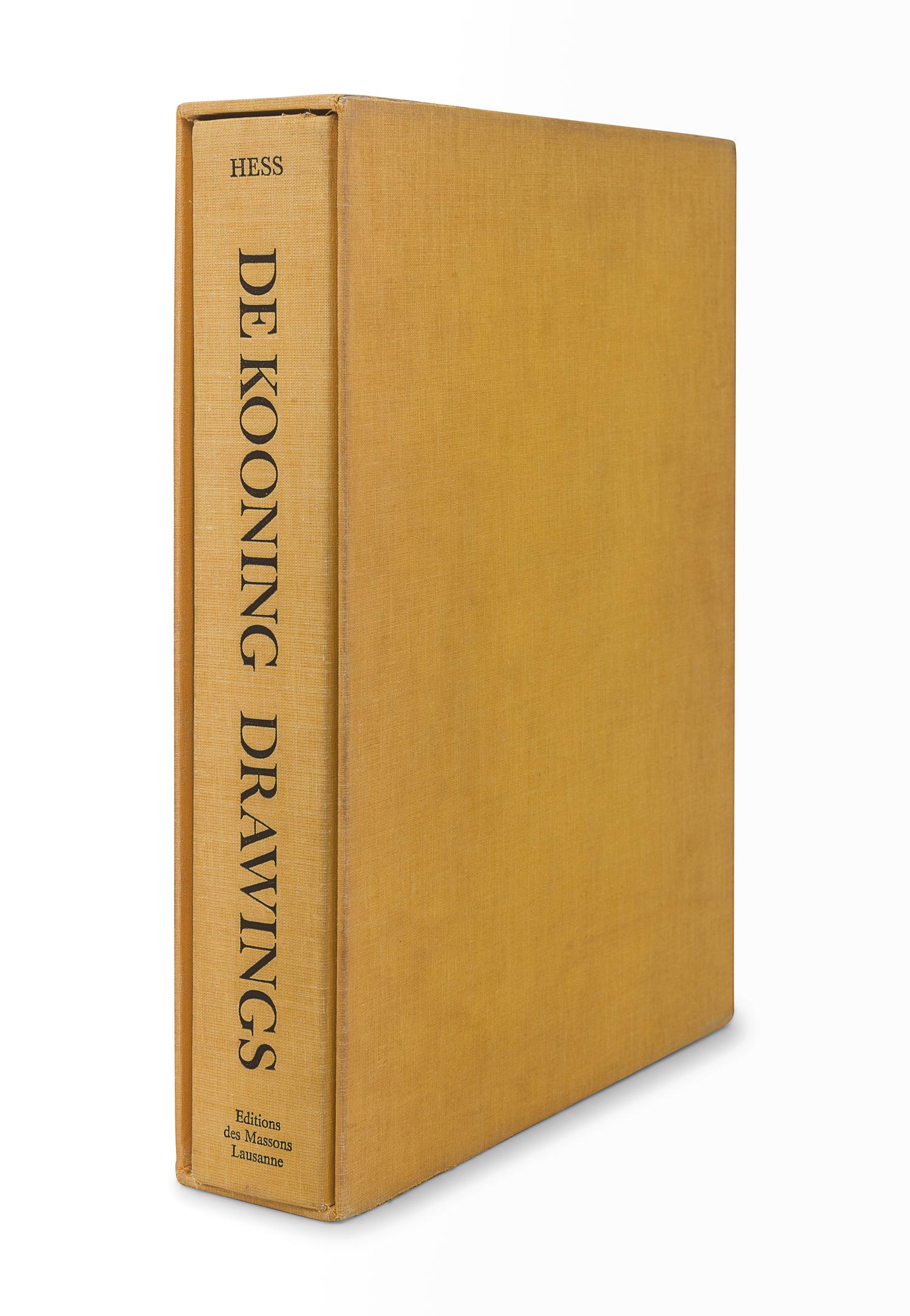 [FINE PRESS & LIVRE D'ARTISTE]. -- [WARHOL, Andy (1928-1987), his copy]. [DE KOONING, Willem]. HESS, Thomas B. William de Kooning Drawings . Lausanne: Editions des Massons, 1972.