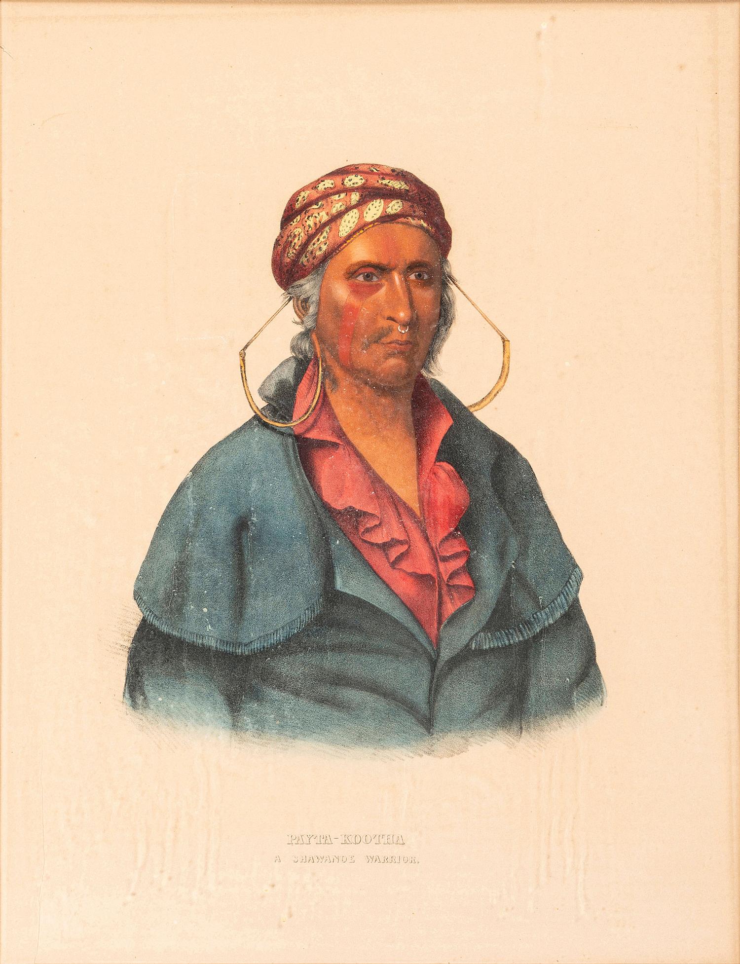 Three Hand-Colored Lithographs by McKenney and Hall