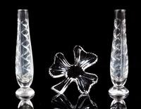 A Collection of Cut Glass Articles Height of tallest 12 1/2 inches.