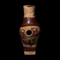 Seven Nariño, Tairona, and Sinu Terracotta Flutes (Ocarinas)