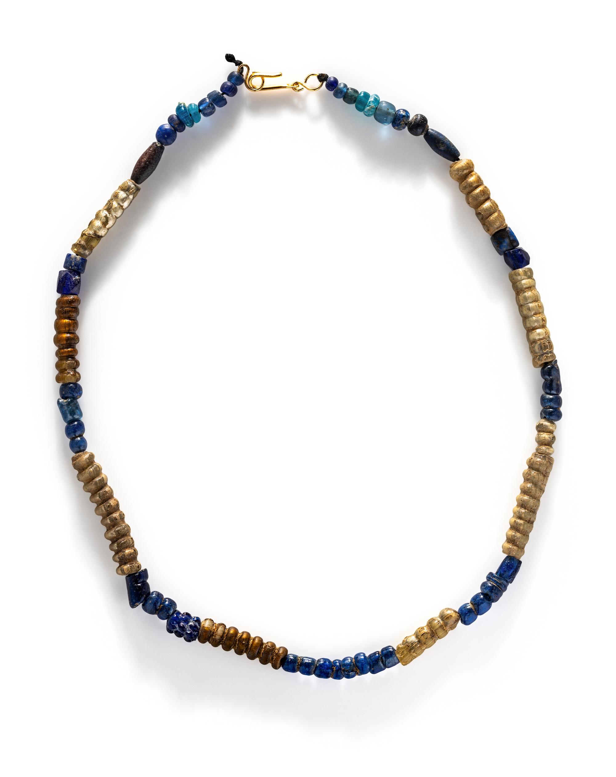 A Roman Glass Bead Necklace