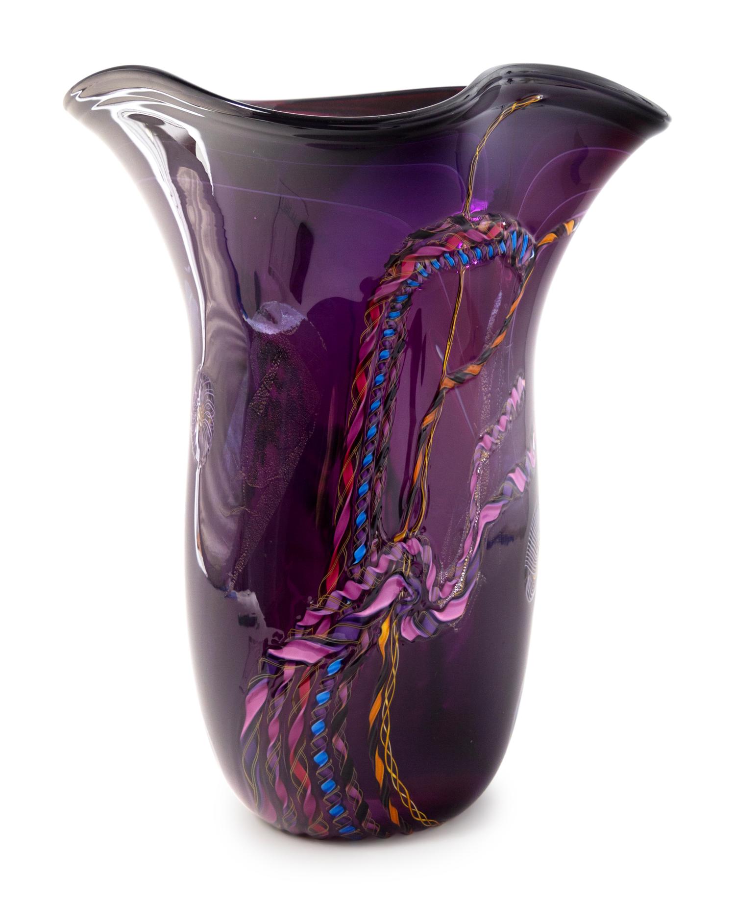 Monumental Vase, 1994 Bandon Glass Art Glass