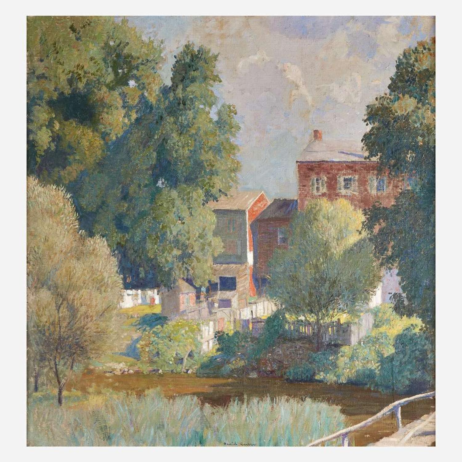 Daniel Garber (American, 1880–1958) Houses - Shannonville
