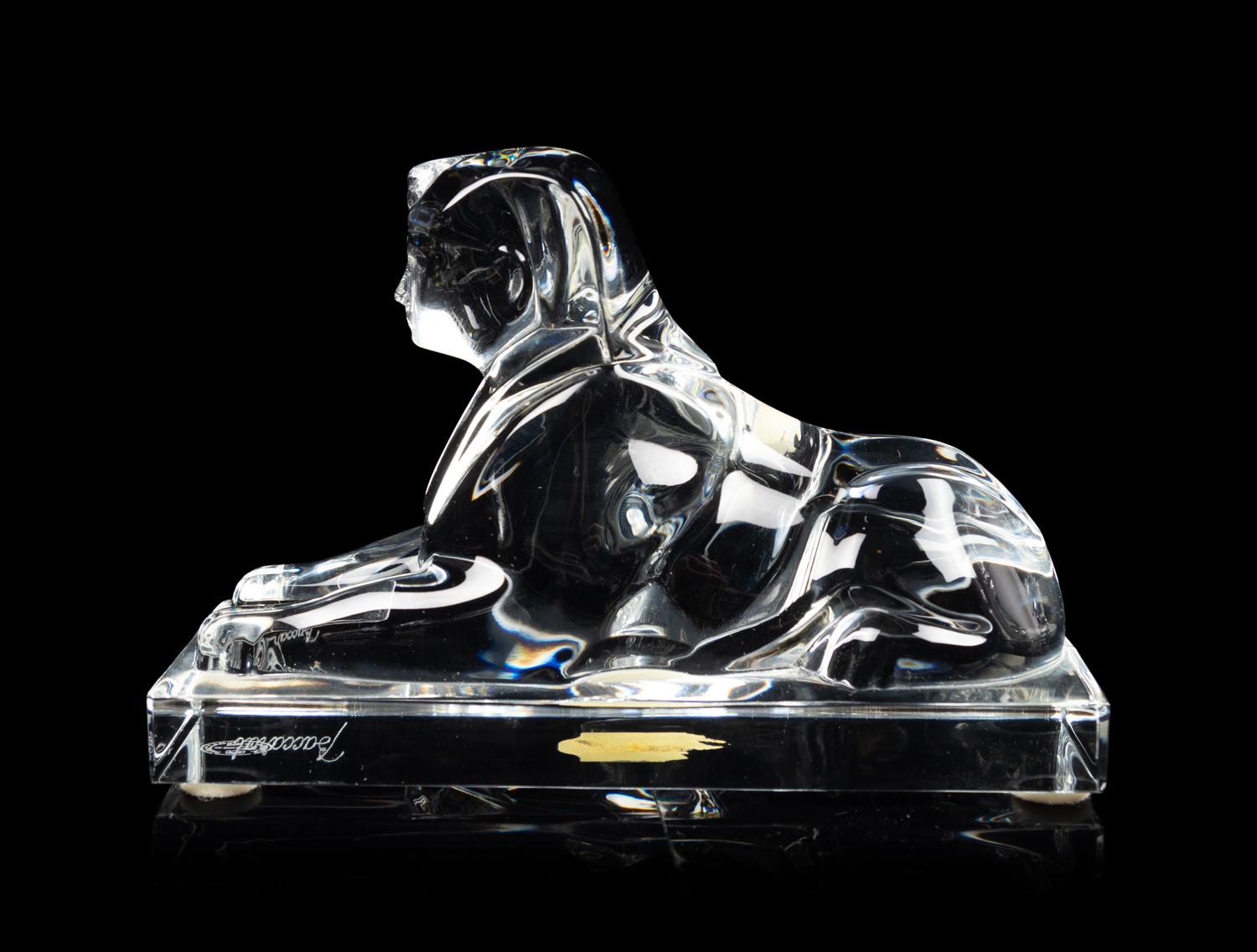 A Group of Baccarat Glass Articles