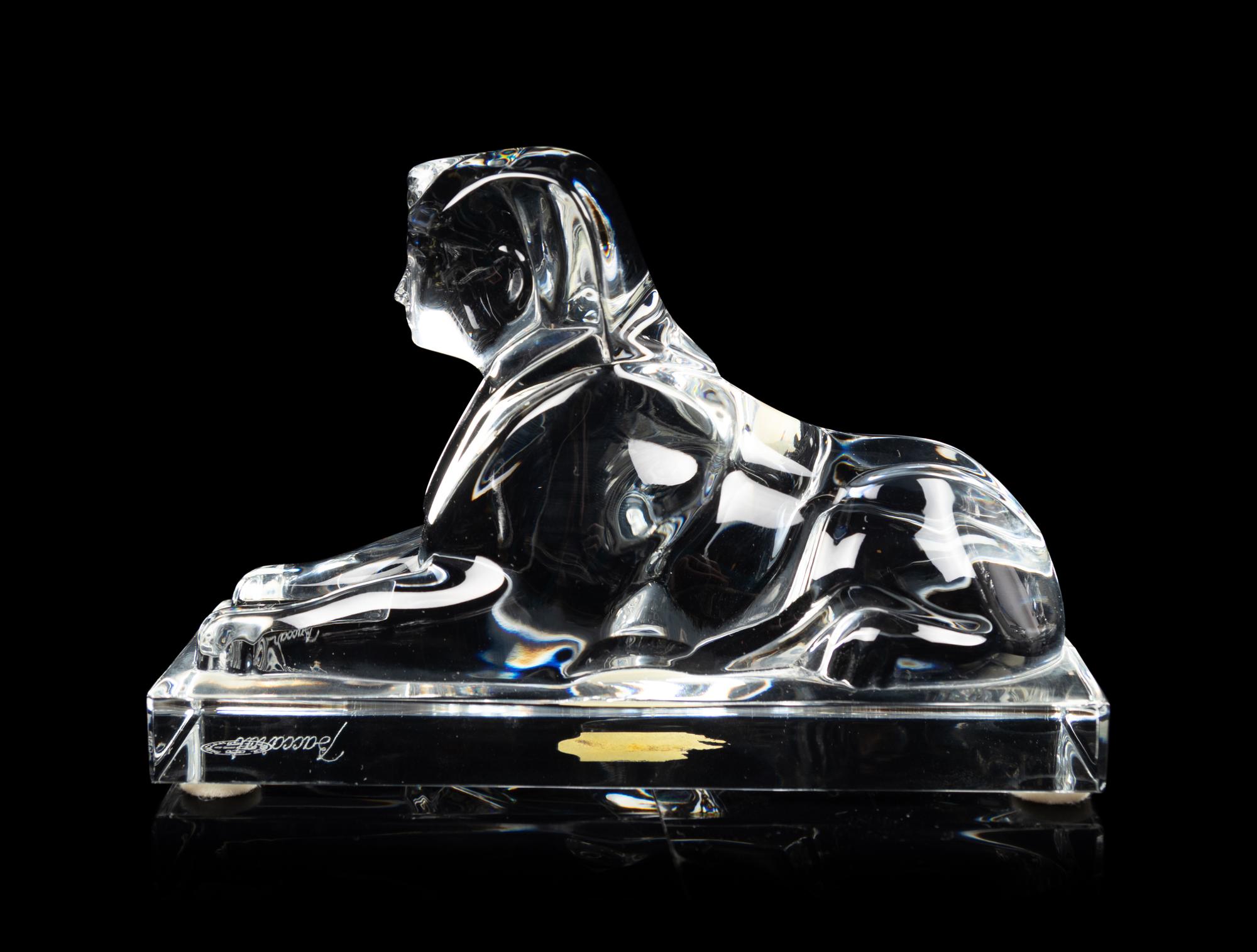 A Group of Baccarat Glass Articles
