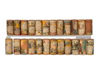 A Collection of Lithograph Paper on Wood Children's Learning Toys