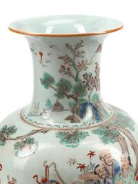 A Pair of Chinese Porcelain Baluster Vases