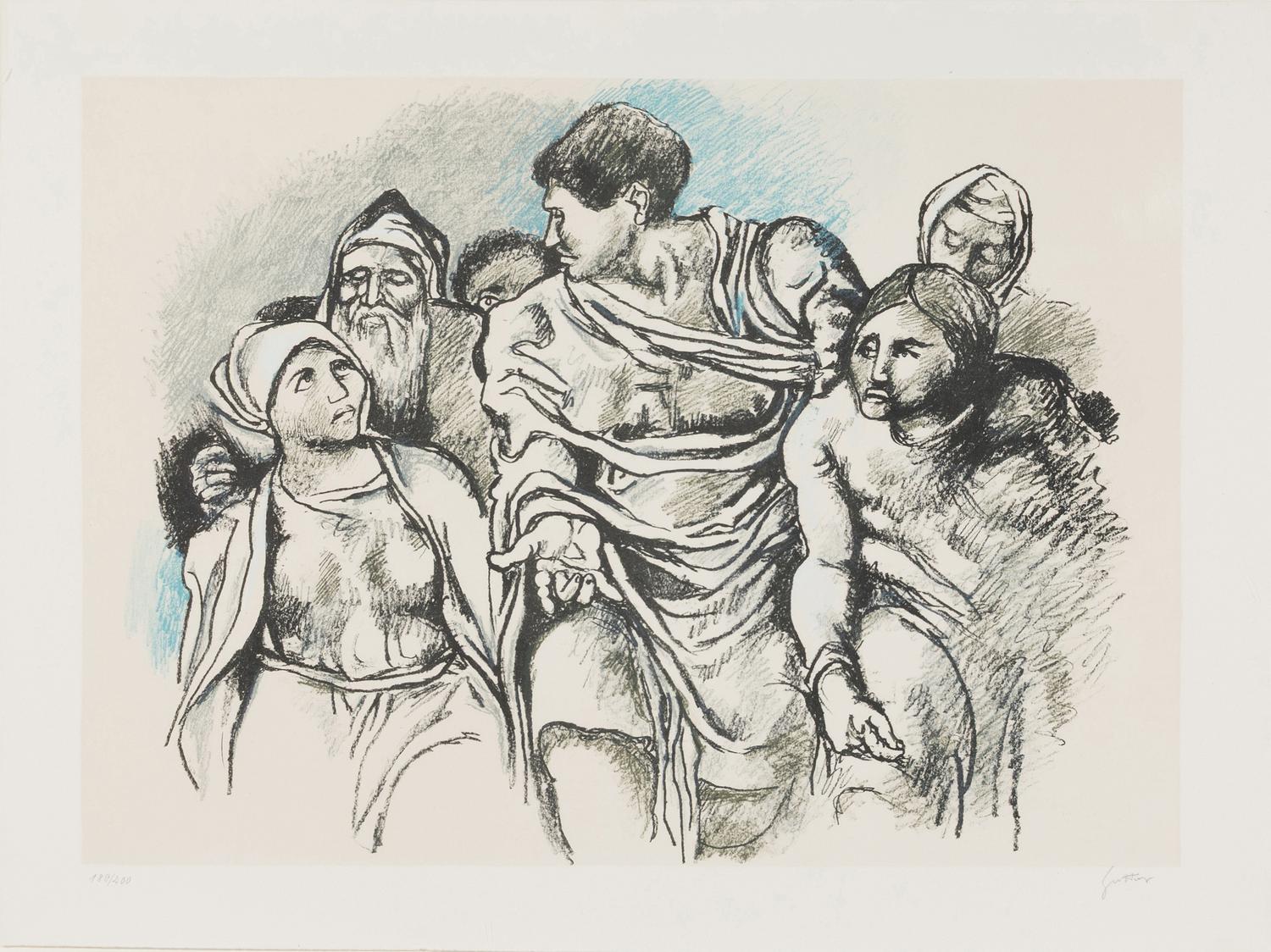 Various Artists (20th century) Omaggio a Michelangelo (complete portfolio of thirteen) , 1975