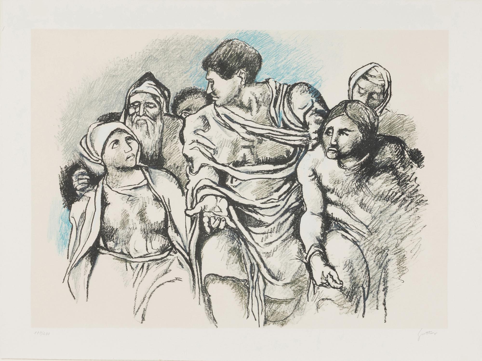 Various Artists (20th century) Omaggio a Michelangelo (complete portfolio of thirteen) , 1975