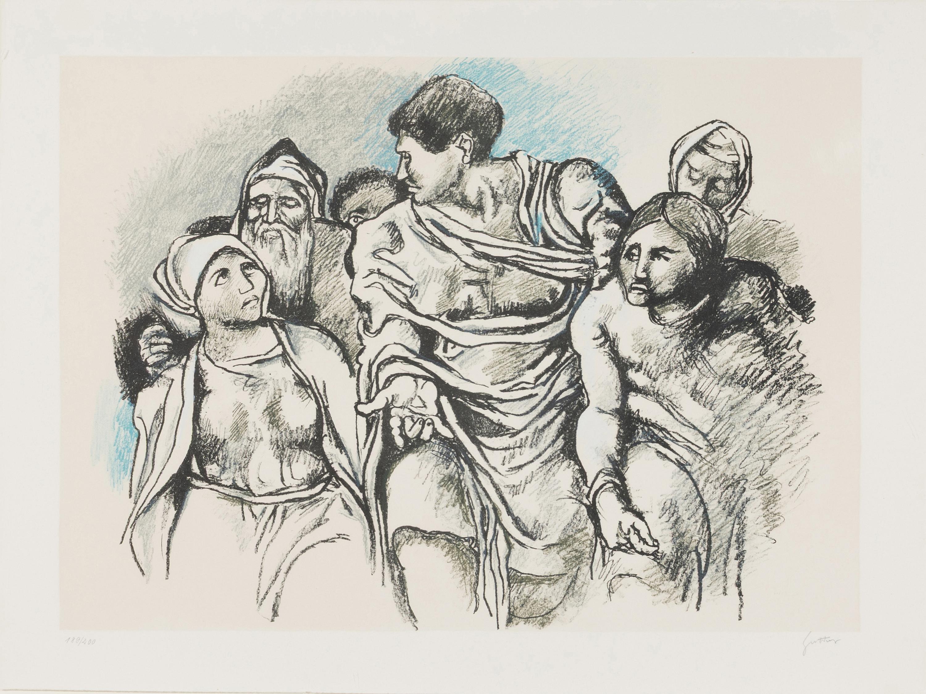 Various Artists (20th century) Omaggio a Michelangelo (complete portfolio of thirteen) , 1975