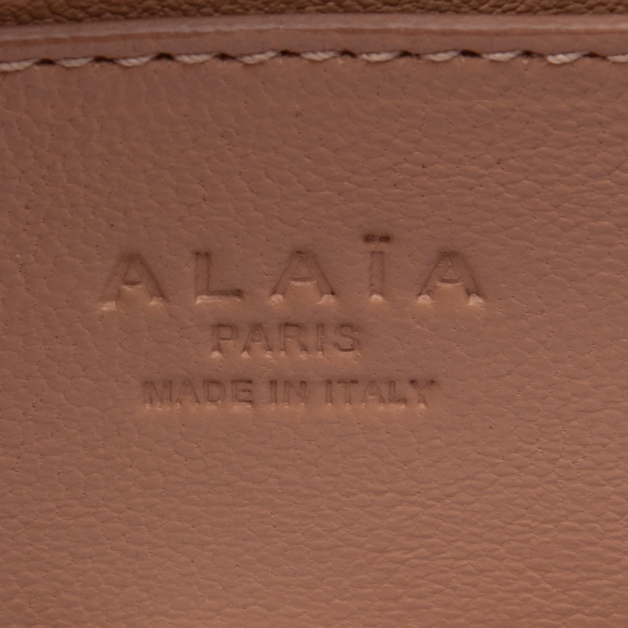 Alaïa, Laser-Cut Leather Clutch