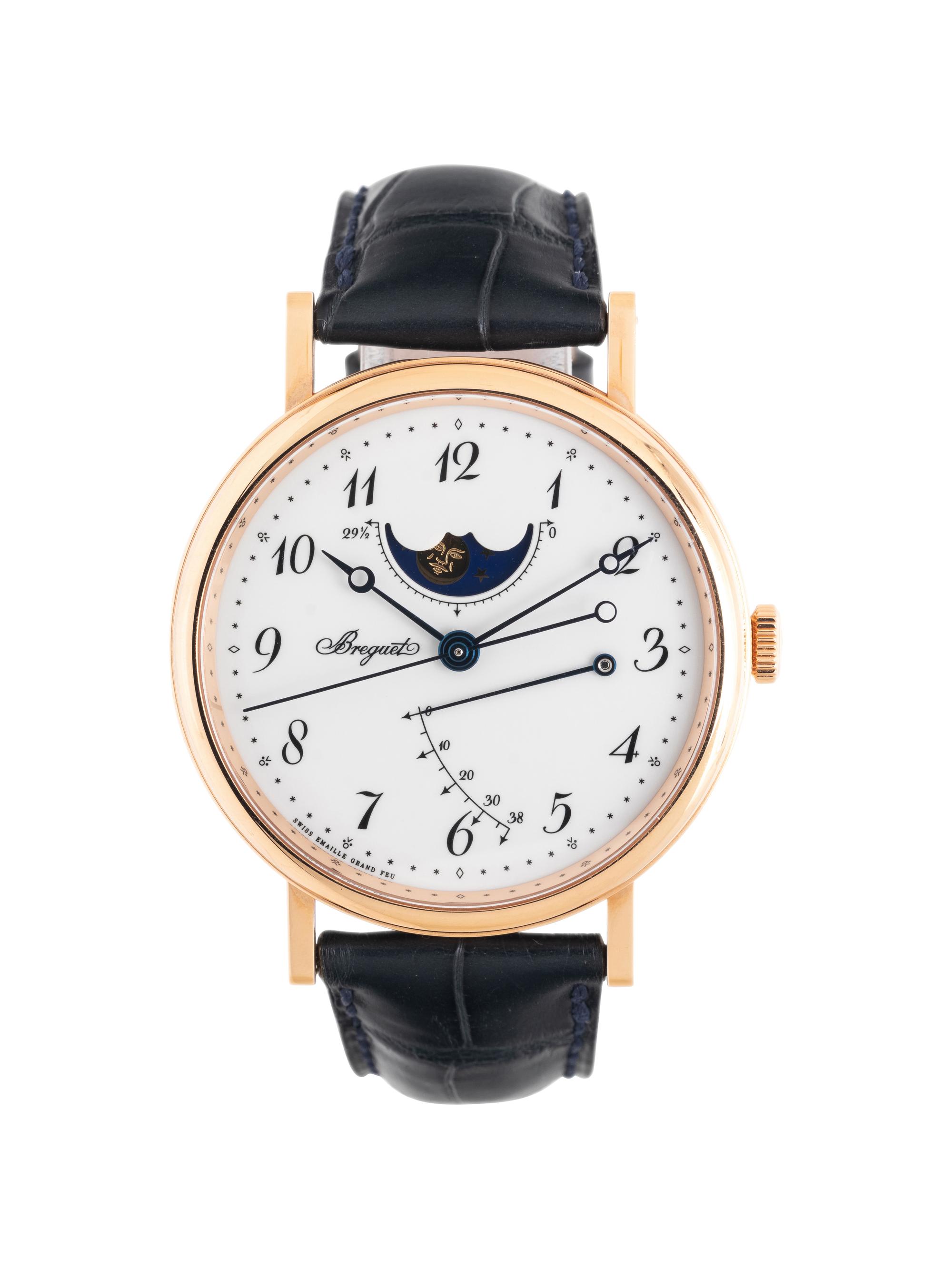 BREGUET, REF. 7787 18K ROSE GOLD CLASSIC WATCH