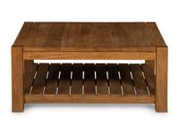 A Contemporary Walnut Slat Coffee Table