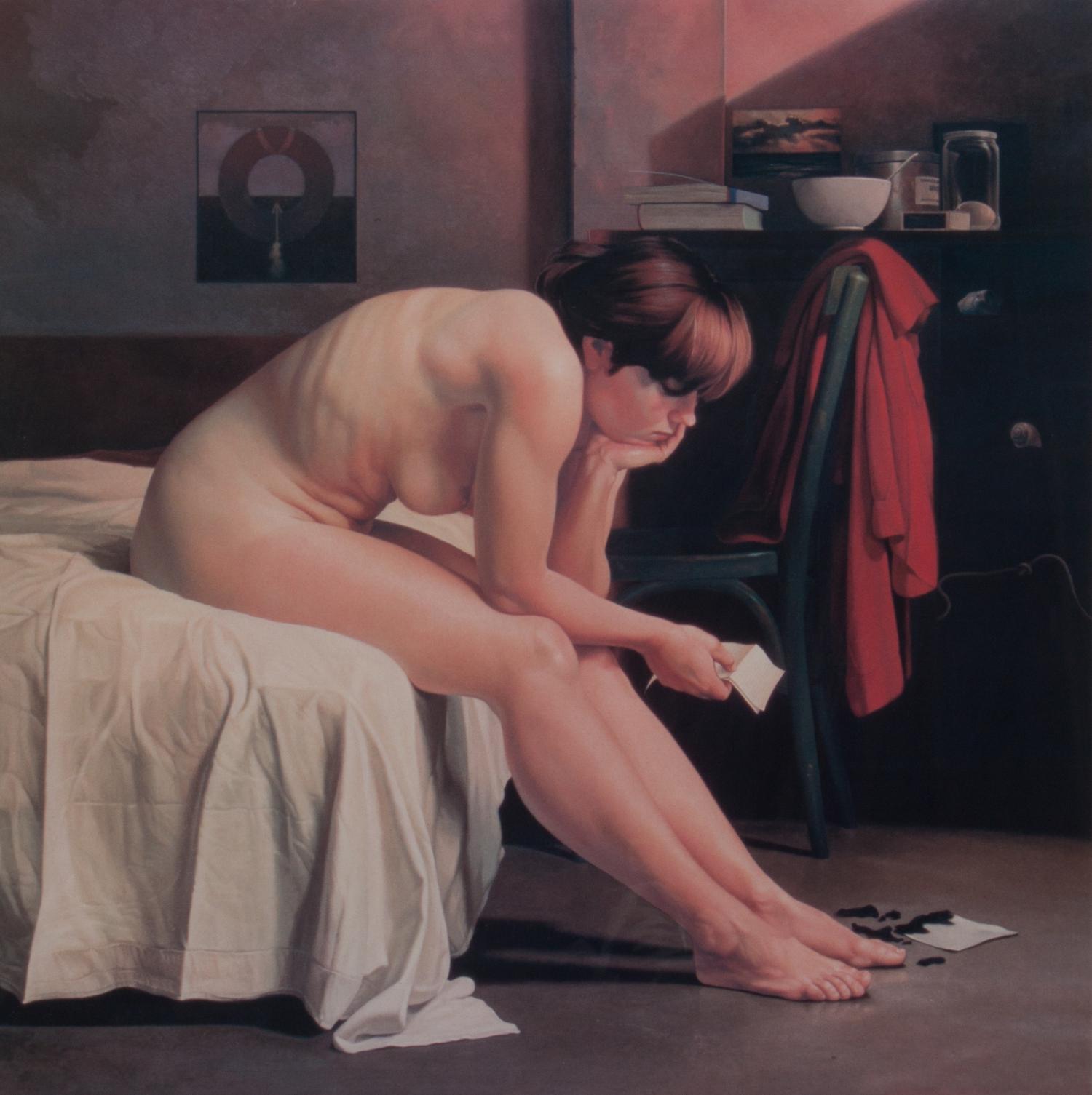 Heriberto Cogollo, (Colombian, b. 1945), The Letter, 1993