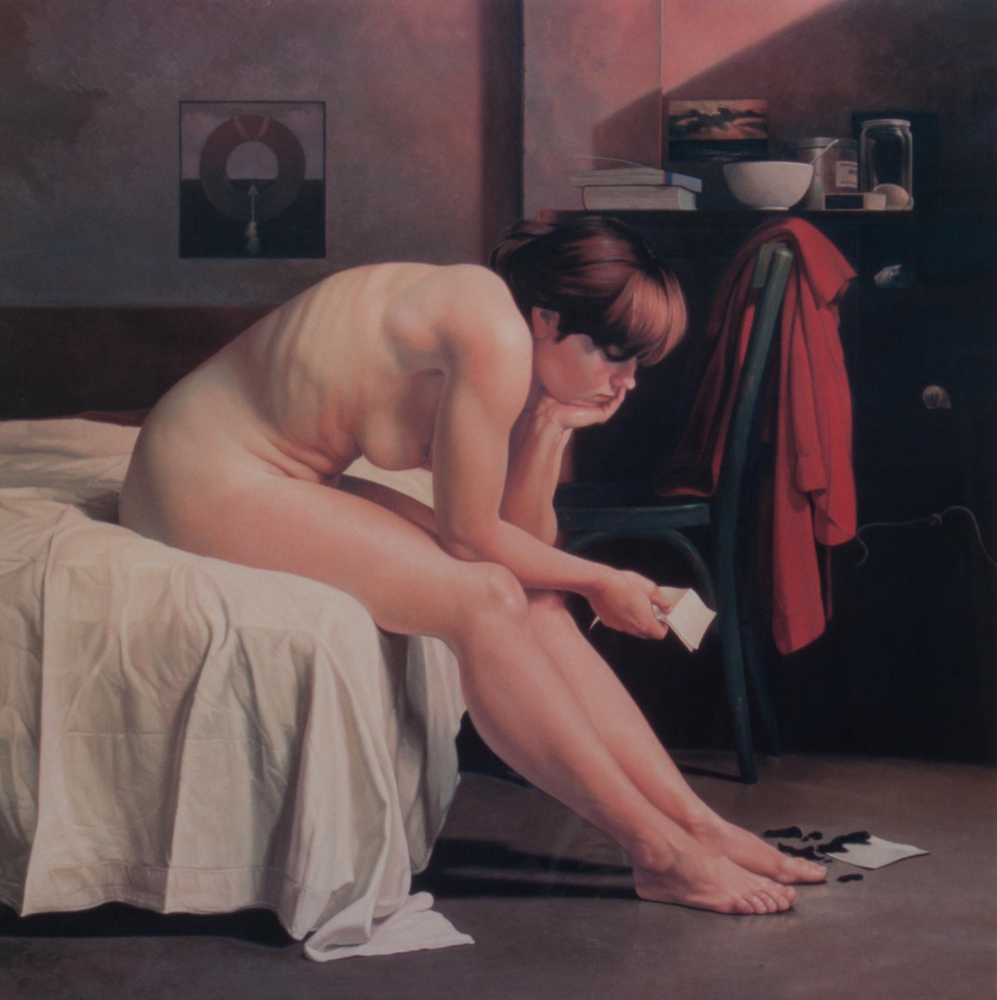 Heriberto Cogollo, (Colombian, b. 1945), The Letter, 1993