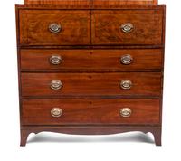 A George III Mahogany Secretary Bookcase