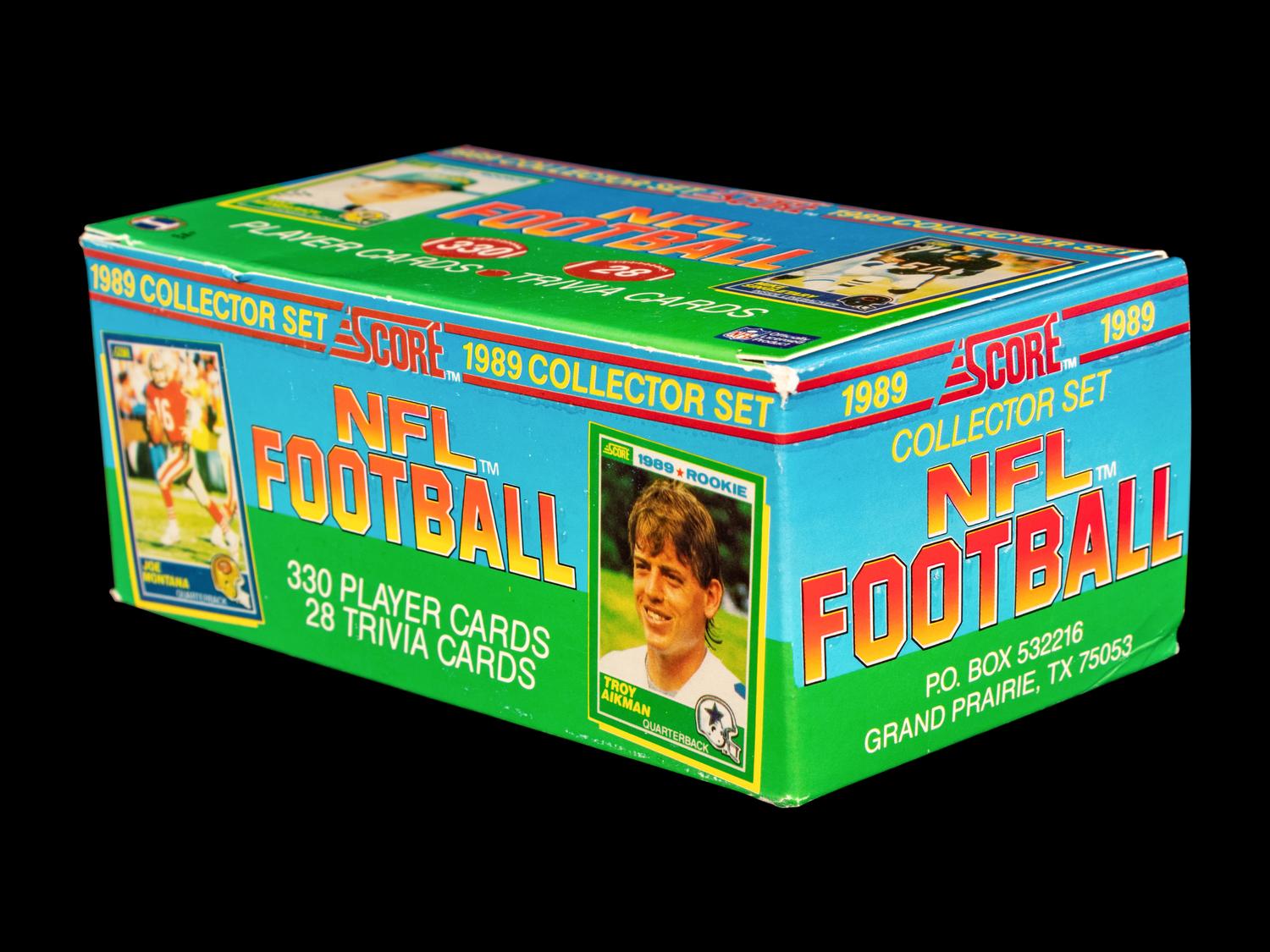 A Group of Six 1989 Score Football Card Factory Box Sets