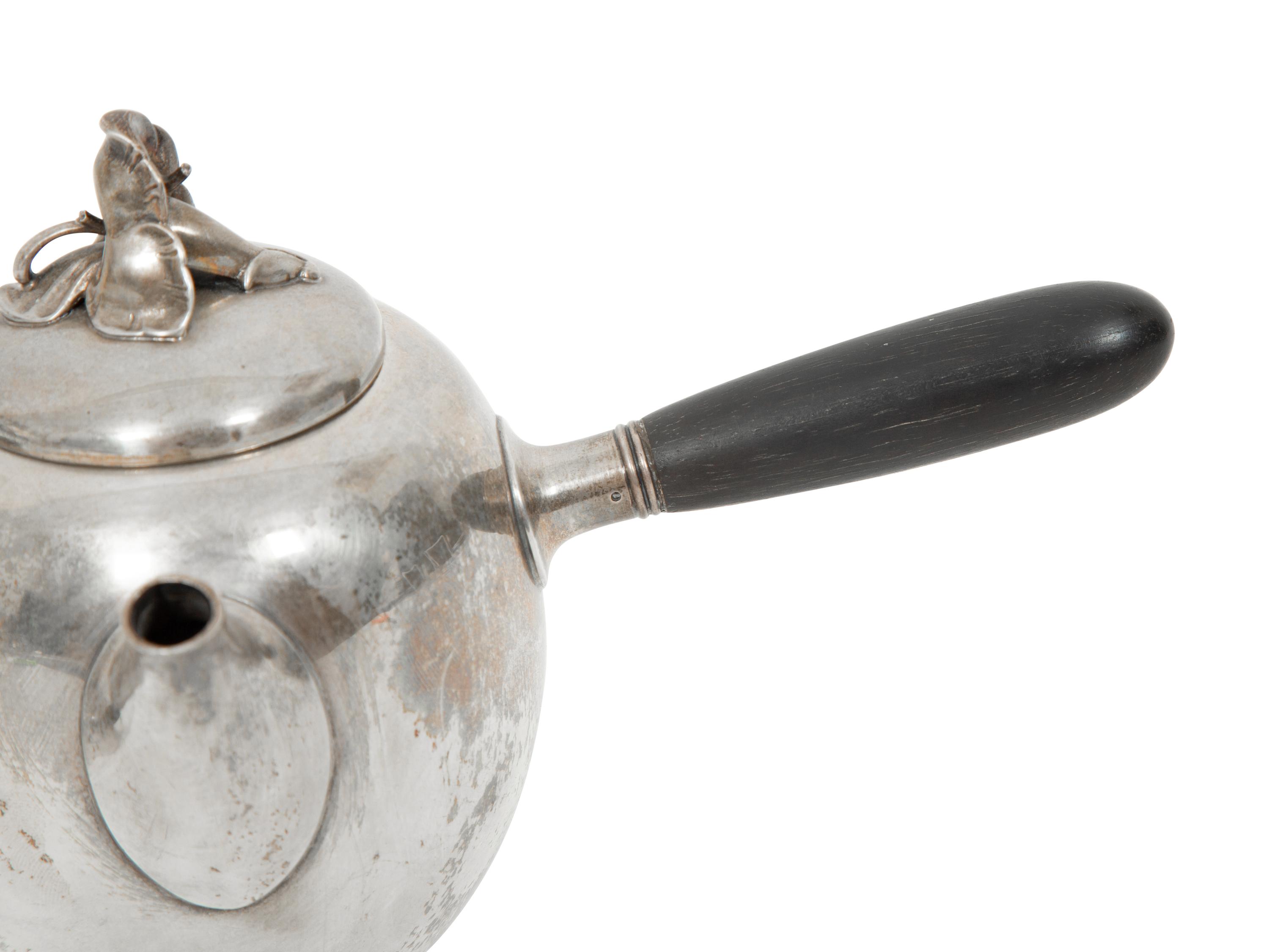 An American Silver Chocolate Pot and Milk Jug